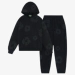 Denim Tears Cotton Tracksuit Black on Black