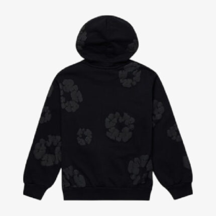 Denim Tears Cotton Wreath Hoodie Black Monochrome back