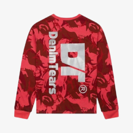 Denim Tears DT Outdoor Long Sleeve Tee Red