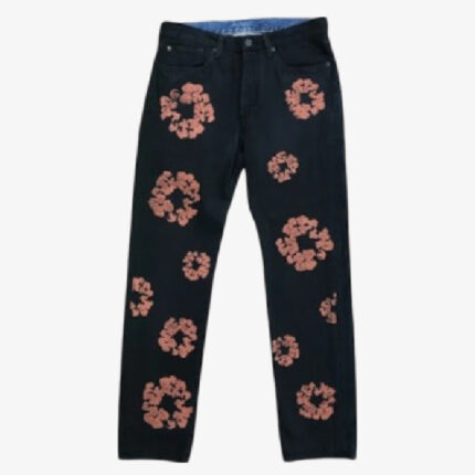 Denim Tears Levi's Cotton Wreath Jeans Black/Red Clay