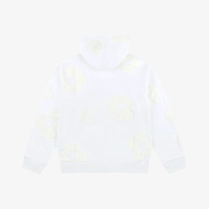 Denim Tears Mono Cotton Wreath Hoodie White back