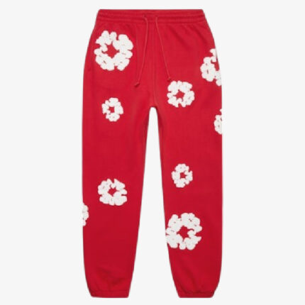 Denim Tears The Cotton Wreath Sweatpant Red