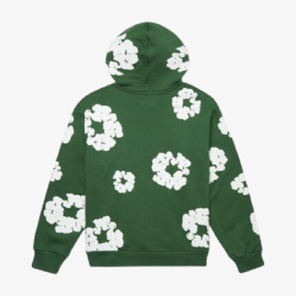 Denim Tears The Cotton Wreath Hoodie Green back