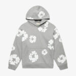 Denim Tears The Cotton Wreath Hoodie Grey front