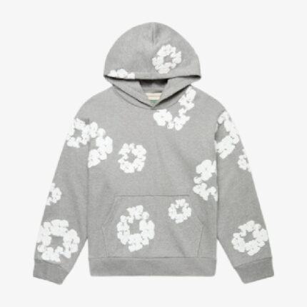 Denim Tears The Cotton Wreath Hoodie Grey front