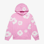 Denim Tears The Cotton Wreath Hoodie Pink front