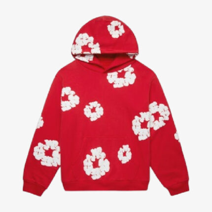 Denim Tears The Cotton Wreath Hoodie Red front