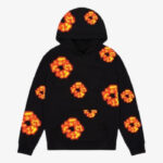 Denim Tears x Offset Wreath Hoodie Black front